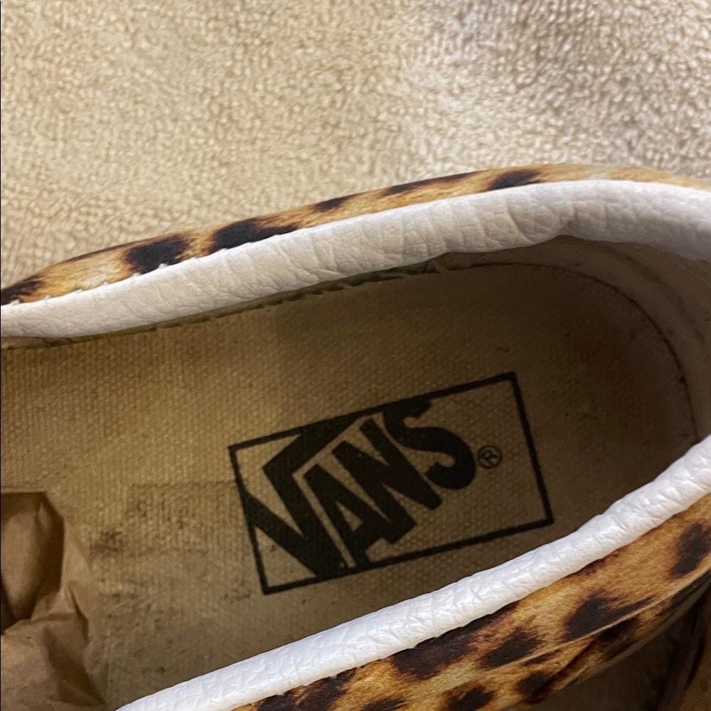 Vans Animal Print Slip-On Shoes - Picture 4 of 5